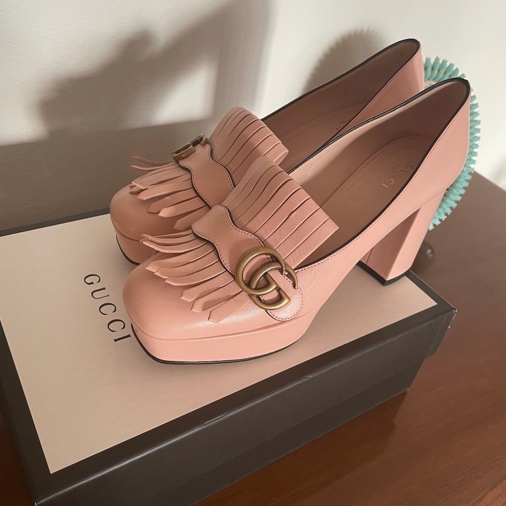 Gucci Kiltie Fringe Platform Pump - Picture 9 of 9